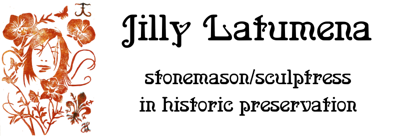 Jilly Latumena - Steinmetzin/Steinbildhauerin in der Denkmalpflege